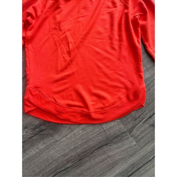Athleta Vibrant Red Sweatshirt size XXS - Picture 4 of 6